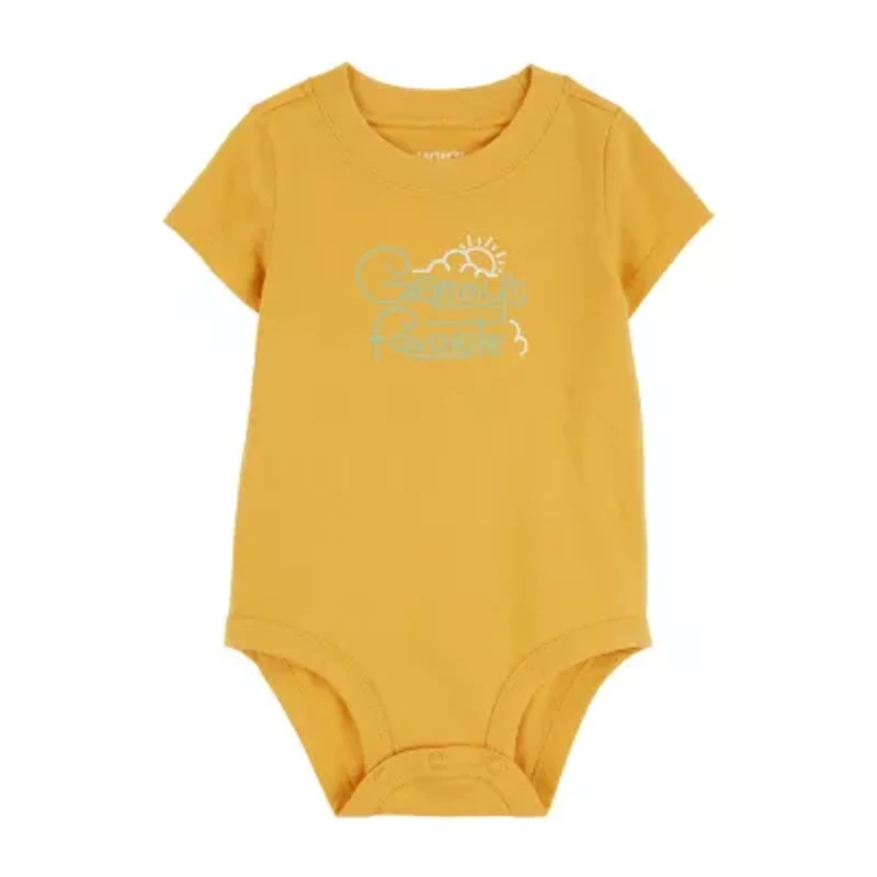 Carter's Baby Boys Short Sleeve Rib Bodysuit
