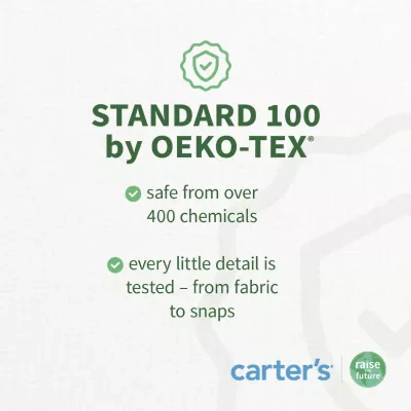 Carter's Baby Boys Short Sleeve Rib Bodysuit