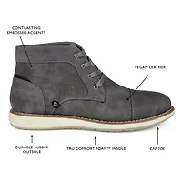 Vance Co Mens Austin Flat Heel Chukka Boots