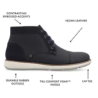 Vance Co Mens Austin Flat Heel Chukka Boots