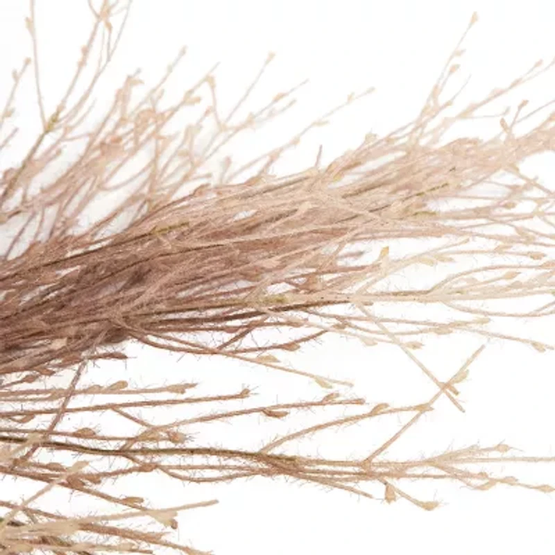 Northlight 35in Flocked Fountain Grass Fall Harvest Spray Artificial Plant