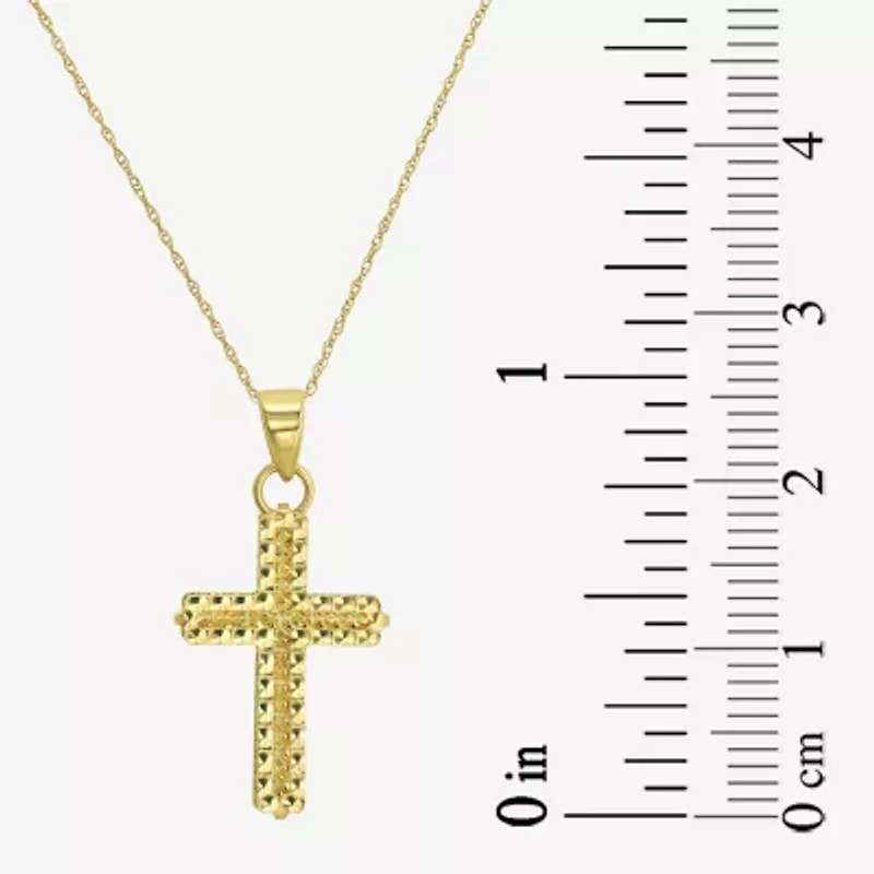 Womens 14K Gold Cross 2-pc. Jewelry Set