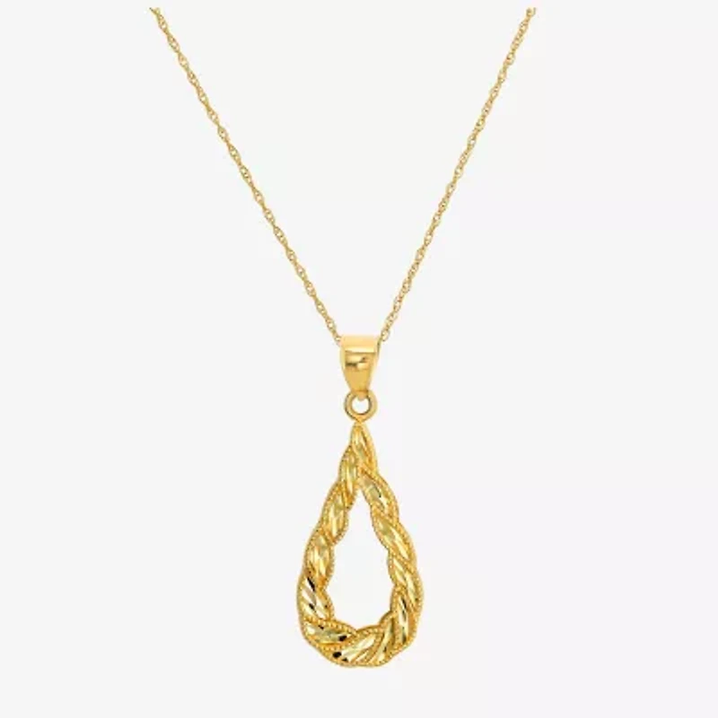 Womens 14K Gold Pear 2-pc. Jewelry Set