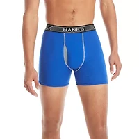 Hanes Sport X-Temp Comfort Mens 4 Pack Boxer Briefs Uxcba4