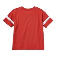 Okie Dokie Toddler & Little Boys Crew Neck Short Sleeve Regular Fit Graphic T-Shirt