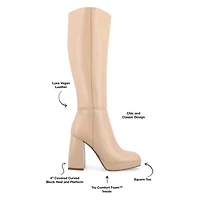Journee Collection Womens Mylah Block Heel Dress Boots