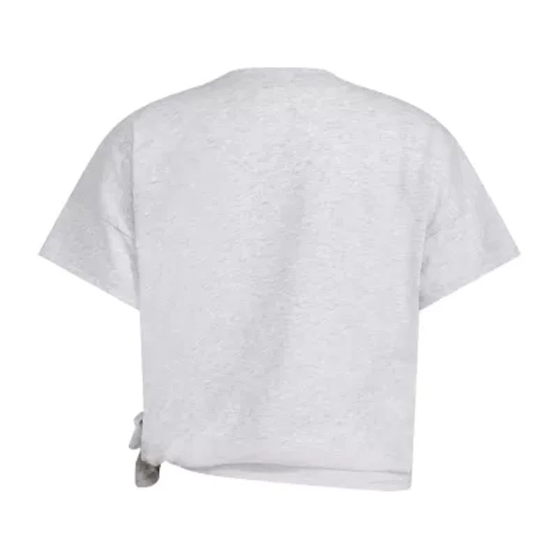 adidas Big Kid Girls Crew Neck Short Sleeve Loose Fit Graphic T-Shirt