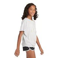 adidas Big Kid Girls Crew Neck Short Sleeve Loose Fit Graphic T-Shirt