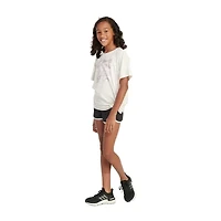 adidas Big Kid Girls Crew Neck Short Sleeve Loose Fit Graphic T-Shirt