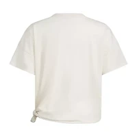 adidas Big Kid Girls Crew Neck Short Sleeve Loose Fit Graphic T-Shirt