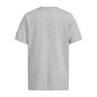adidas Big Kid Boys Crew Neck Short Sleeve Regular Fit Graphic T-Shirt