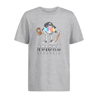 adidas Big Kid Boys Crew Neck Short Sleeve Regular Fit Graphic T-Shirt