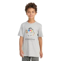 adidas Big Kid Boys Crew Neck Short Sleeve Regular Fit Graphic T-Shirt