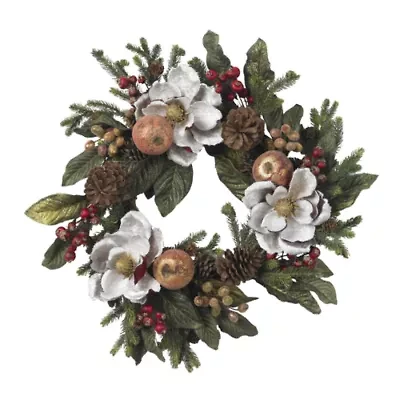 Nearly Natural 24in Wreath