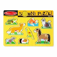 Melissa & Doug Pets Sound 9-pc. Non-Toxic Puzzle