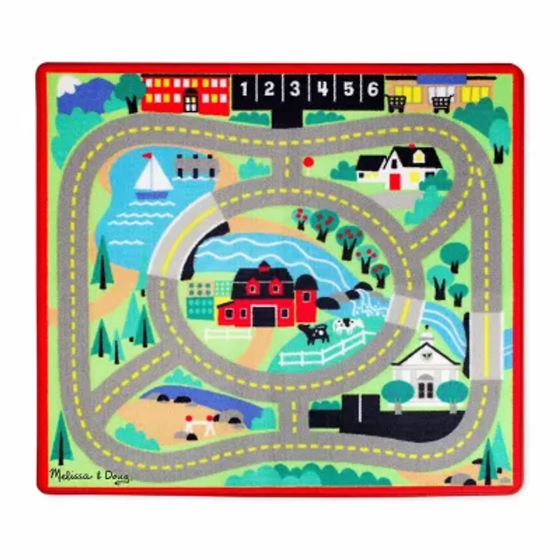 Melissa & Doug Round The Town Rug