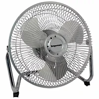 Impress 9-Inch All Metal High Velocity Fan- Silver Finish