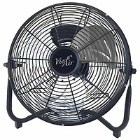 Vie Air 12" High Velocity All Metal Tilting 3 Speed Floor Fan