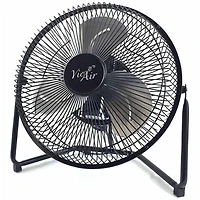 Vie Air 9" High Velocity Tilting 3 Speed Metal Floor Fan