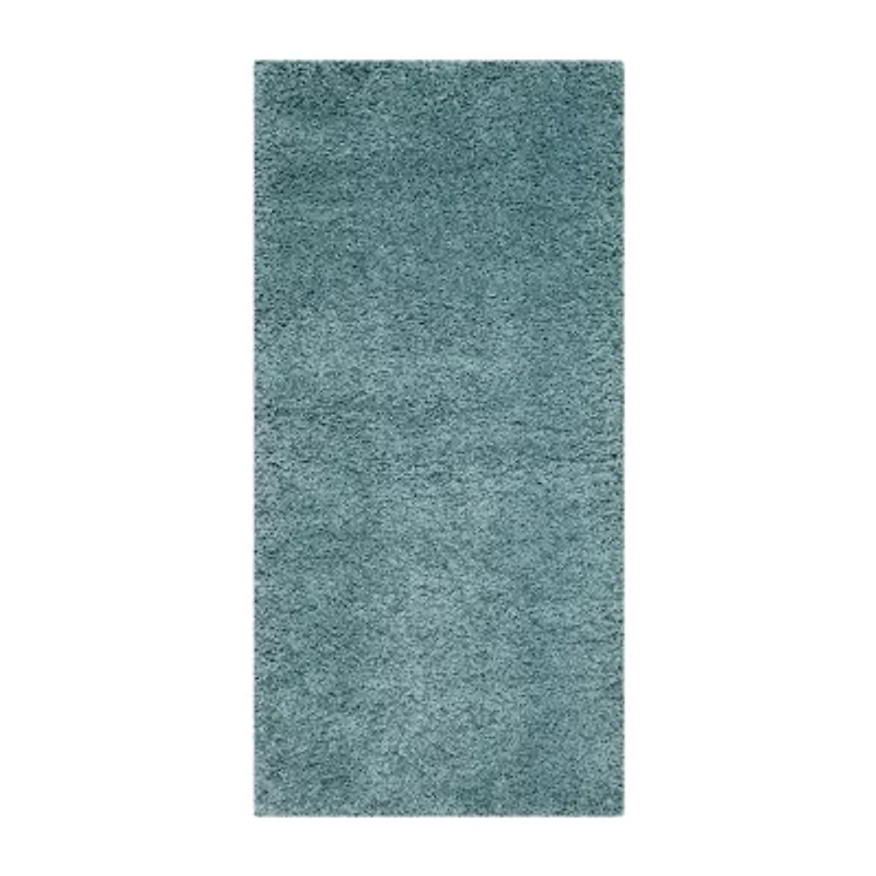 Safavieh Milan Collection Harper Solid Shag Indoor Rectangular Accent Rug
