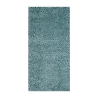 Safavieh Milan Collection Harper Solid Shag Indoor Rectangular Accent Rug