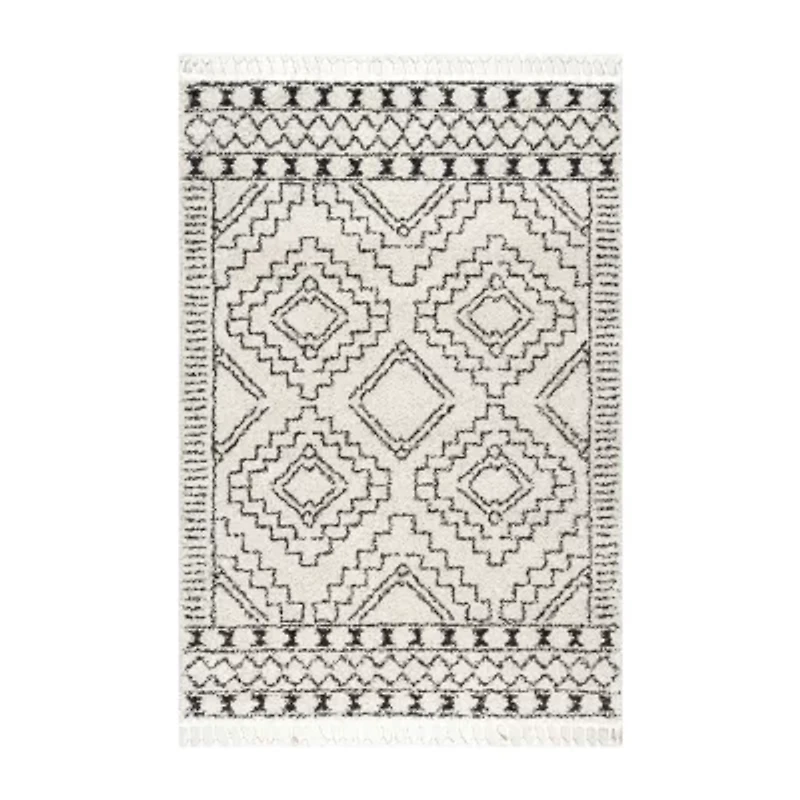 nuLoom Vasiliki Moroccan Tribal Tassel Area Rug