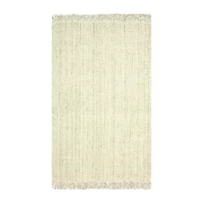 nuLoom Hand Woven Chunky Loop Jute Rug