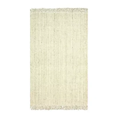 nuLoom Hand Woven Chunky Loop Jute Rug
