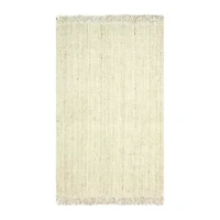 nuLoom Hand Woven Chunky Loop Jute Rug