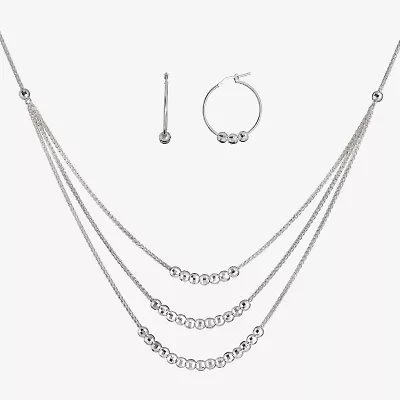 Made in Italy Womens Sterling Silver 2-pc. Jewelry Set
