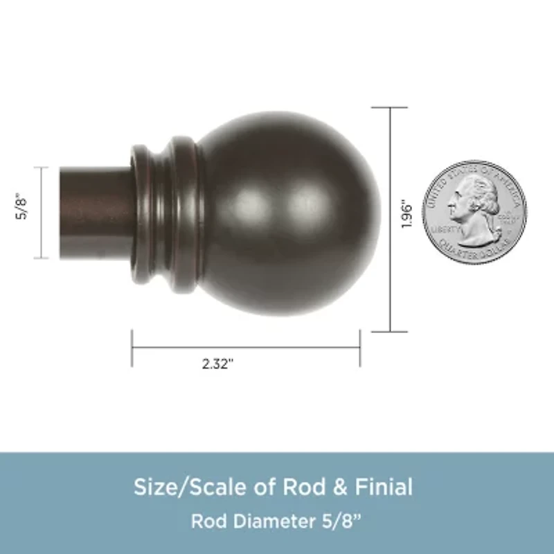 Kenney Danbury Double Curtain Rod