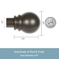 Kenney Danbury Double Curtain Rod