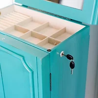 Hives And Honey Cabby Lockable Jewelry Armoire