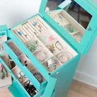 Hives And Honey Cabby Lockable Jewelry Armoire
