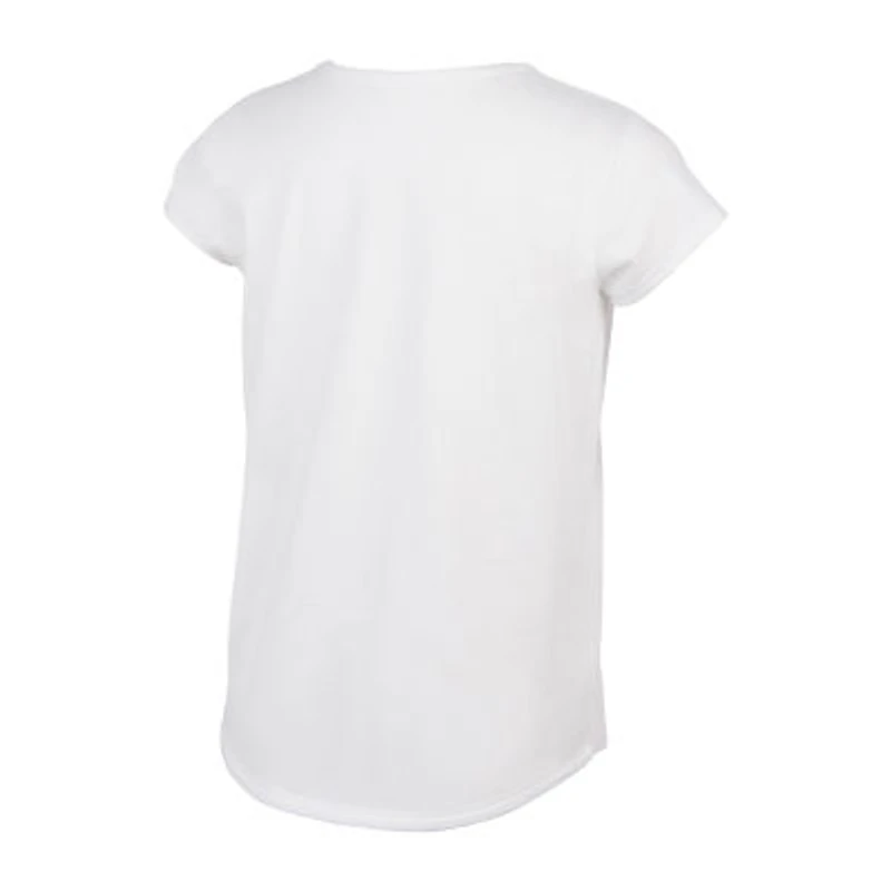 adidas Big Kid Girls Round Neck Short Sleeve Regular Fit Graphic T-Shirt