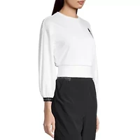 Sports Illustrated Womens Crew Neck 3/4 Sleeve Sweatshirt