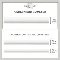 Exclusive Home Curtains Ogee 1 Adjustable Curtain Rod