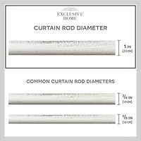 Exclusive Home Curtains Torch 1 Adjustable Curtain Rod