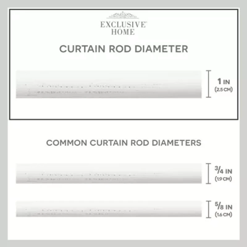 Exclusive Home Curtains Vine 1 Adjustable Curtain Rod