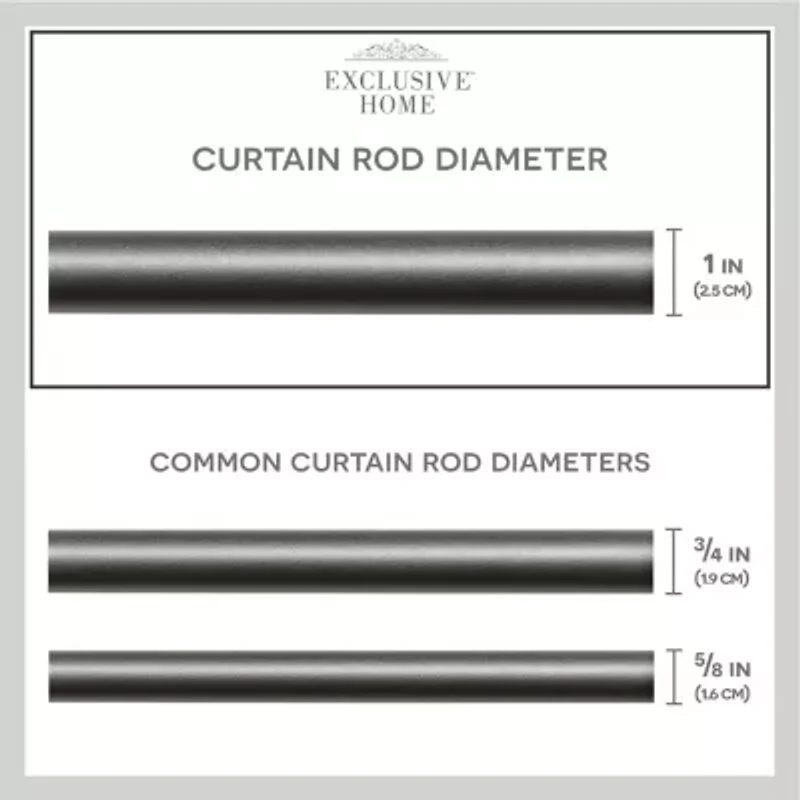 Exclusive Home Curtains Vine 1 Adjustable Curtain Rod