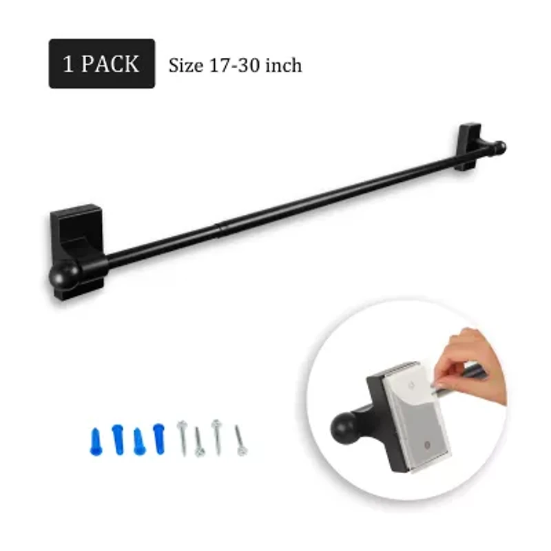 Rod Desyne Self Adhesive 7/16 Adjustable Curtain