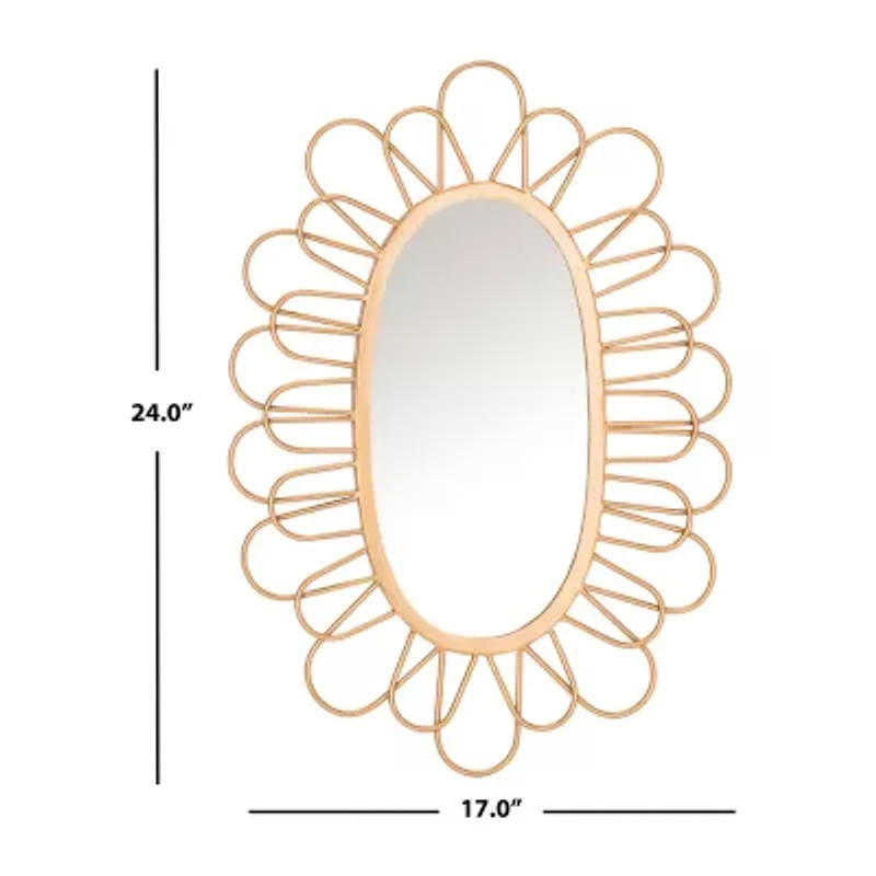 Safavieh Rime Wall Mount Oval Wall Mirror