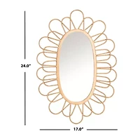 Safavieh Rime Wall Mount Oval Wall Mirror