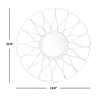 Safavieh Luck Wall Mount Round Wall Mirror