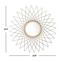 Safavieh Bilsons Wall Mount Round Wall Mirror
