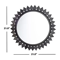Safavieh Nally Wall Mount Round Wall Mirror