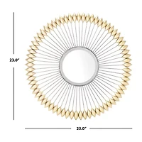 Safavieh Rulan Wall Mount Round Wall Mirror