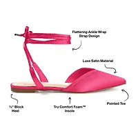 Journee Collection Theia Womens Pointed Ballet Flats