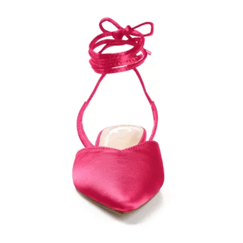 Journee Collection Theia Womens Pointed Ballet Flats