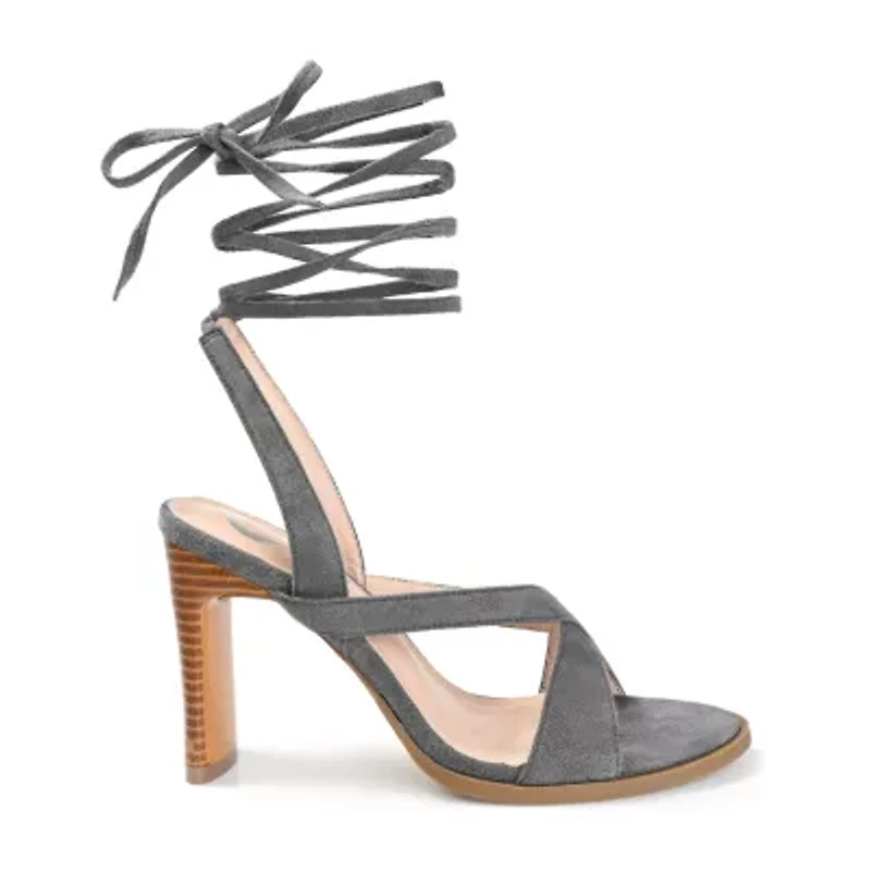 Journee Collection Adalee Womens Round Open Toe Stacked Heel Pumps